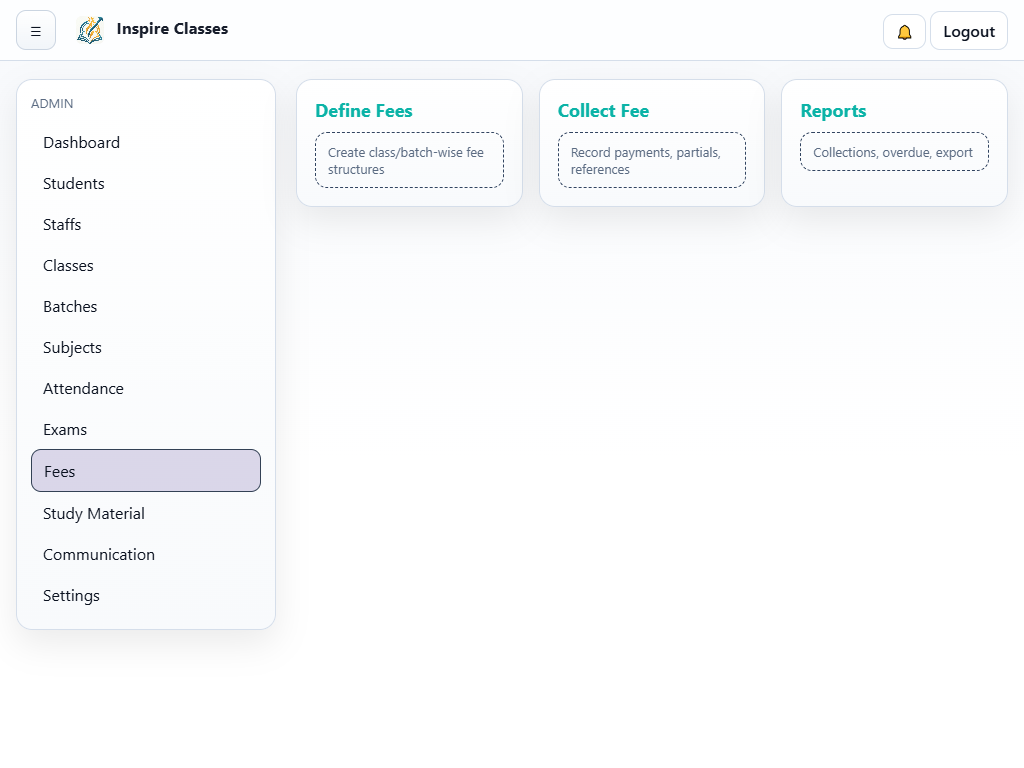 Fees Management
